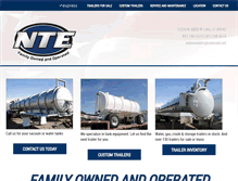 Tablet Screenshot of nationwidetrailer.com